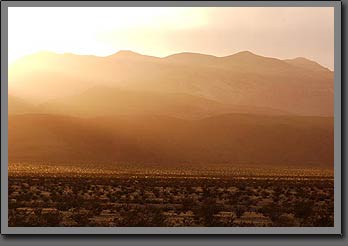 sunset at death valley