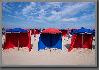 Deauville beach umbrellas 2