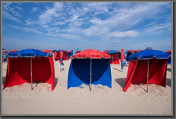 Deauville beach umbrellas 2