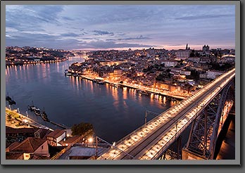 Oporto nightscape 2 photo
