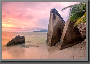 Anse source d'argent sunset 2