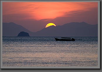 Sunset at Ao Nang