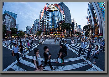 Ginza crossing tokyo Japan